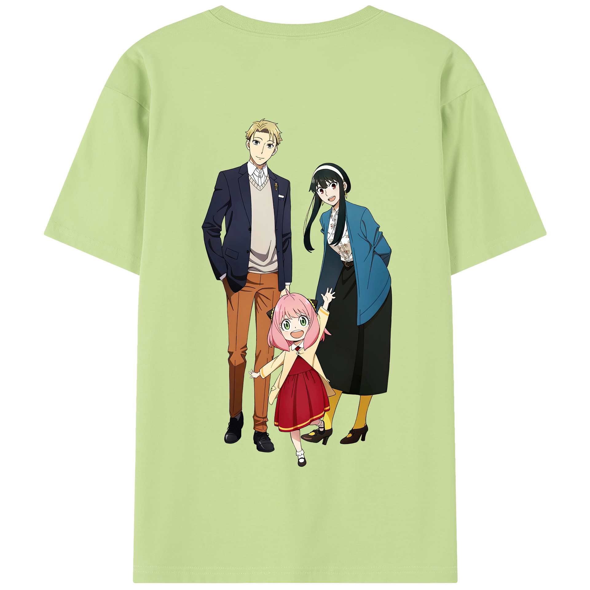（画像用） SPY×FAMILY间谍家家酒 綿100％半袖Tシャツ（背面プリント）